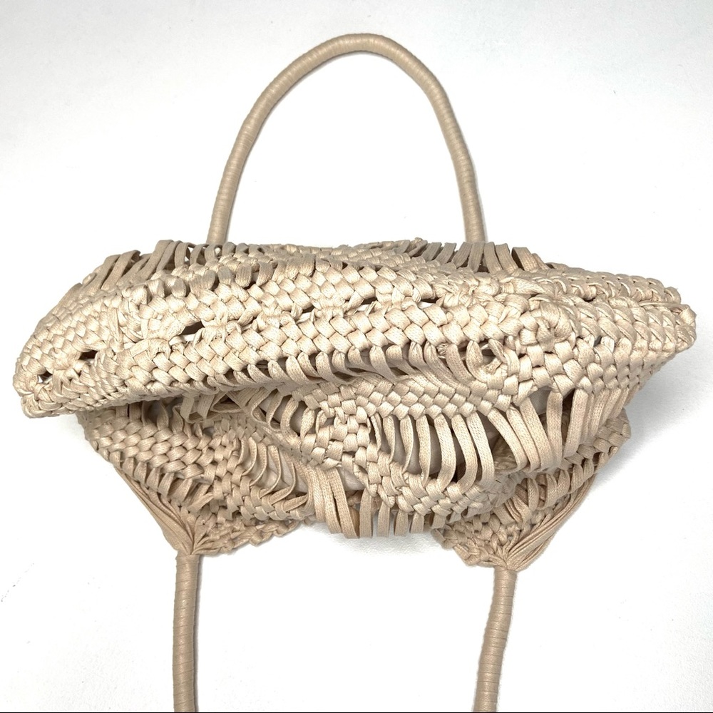 LONDON KAYE Woven Macrame Shoulder Tote Bag - Picture 13 of 16
